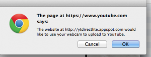 OTB-YouTube-Direct-Lite-Webcam-Permission