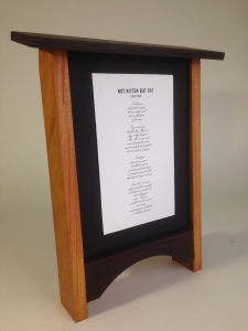 The Madeleine School Poetry Box - Completed
