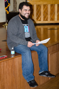 Jonathan "Courageous" Clark leading workshop participants.